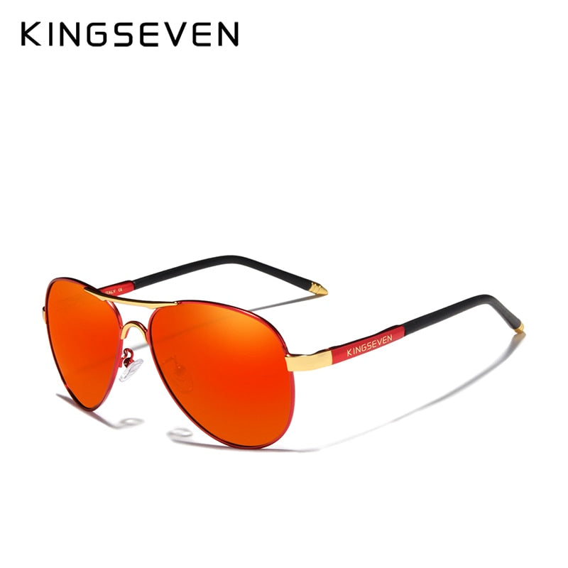 KINGSEVEN Lunettes de soleil polarisées pour homme