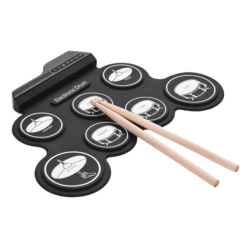 Compact-Grš§e-USB-Roll-Up-Silicon-Drum-Set-Digital-Electronic-Drum-Kit-7-Drum-Pads-with-Drumsticks-Foot-Pedals-for-Beginners