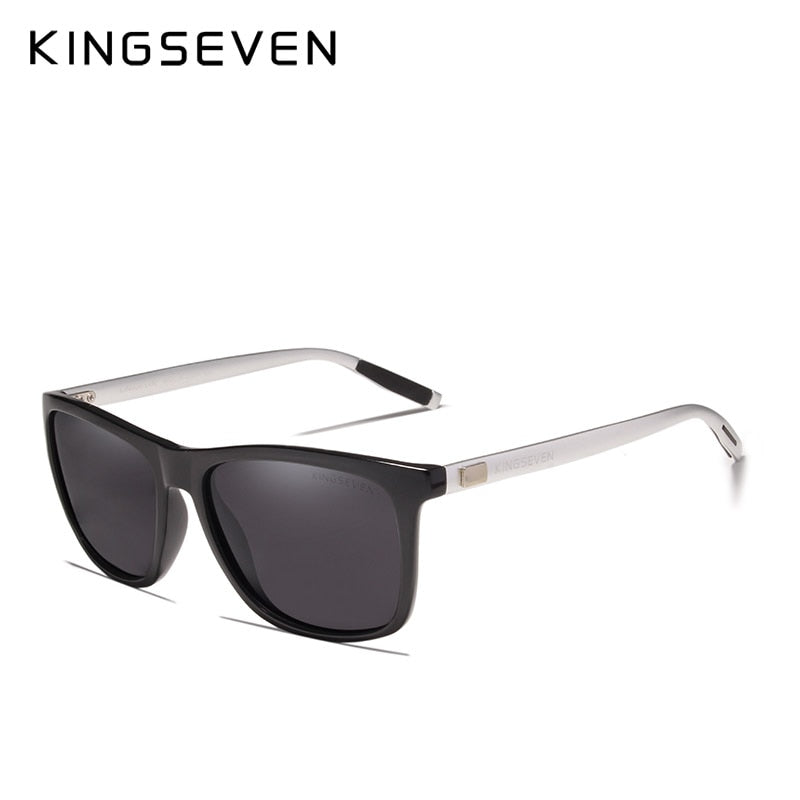 KINGSEVEN lunettes de soleil à monture en aluminium miroir polarisé hommes femmes