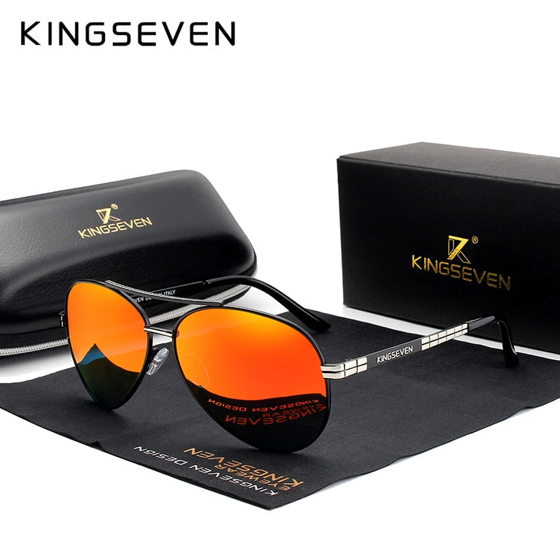 KINGSEVEN Sonnenbrille: neues Design, HD polarisiert, UV400