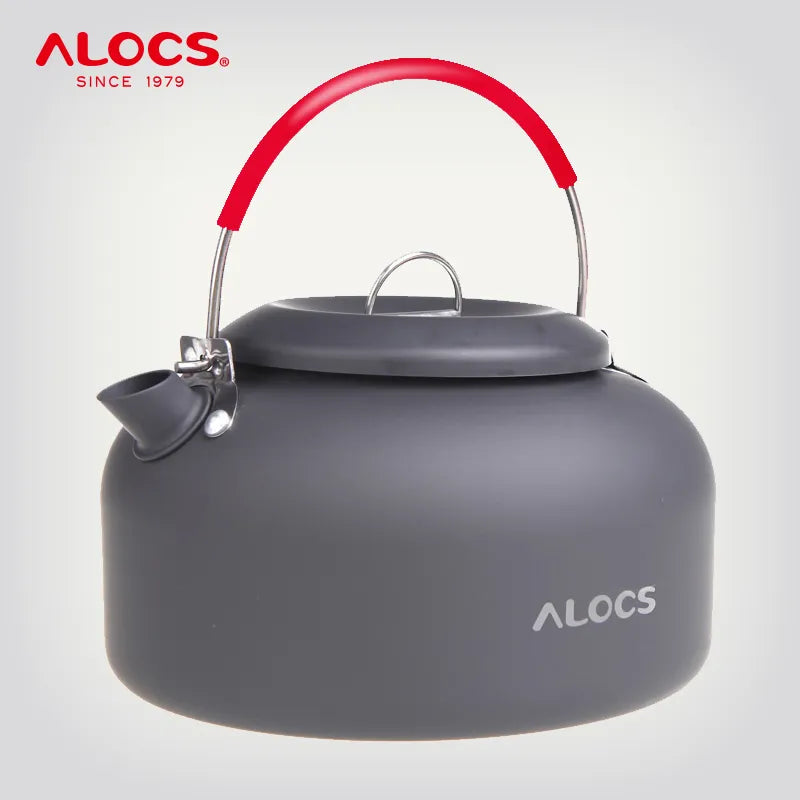 ALOCS CW-K02 CW-K03 Outdoor Wasserkocher Teekanne Kaffeekanne 0.8L 1.4L Aluminium Für Picknick Camping Wandern Reisen