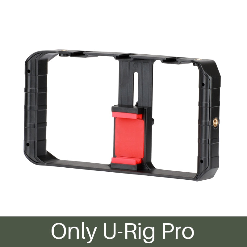 Ulanzi-U-Rig-Pro-Smartphone-Video-Rig-w-3-Shoe-Mounts-Filmmaking-Case-Handheld-Phone-Video-Stabilizer-Grip-Tripod-Mount-Stand