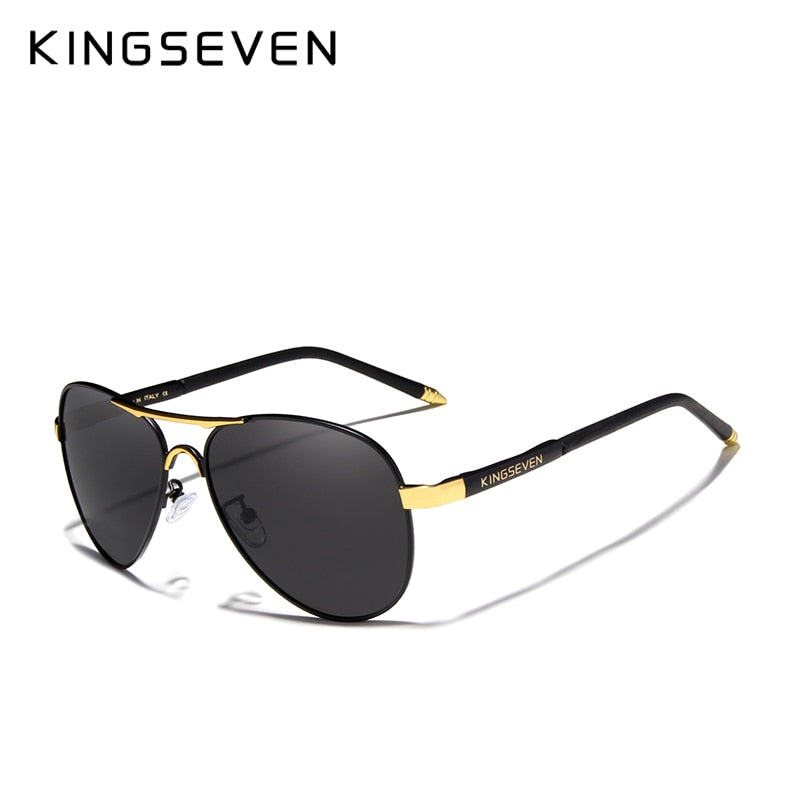 KINGSEVEN Lunettes de soleil polarisées pour homme