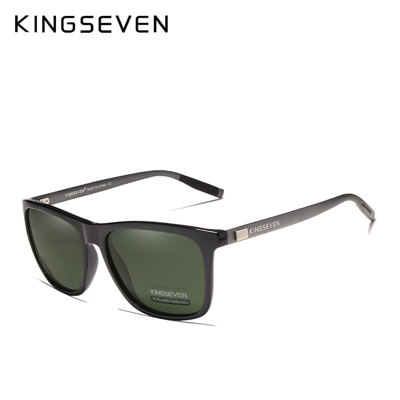 KINGSEVEN lunettes de soleil à monture en aluminium miroir polarisé hommes femmes