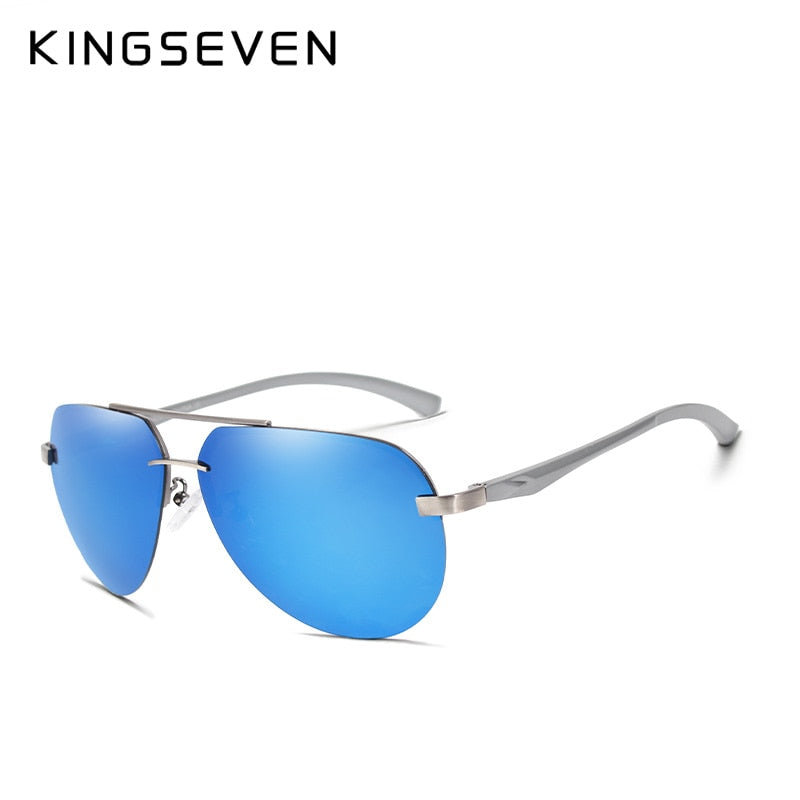 KINGSEVEN lunettes de soleil pilote polarisées hommes vintage monture en métal lunettes de conduite