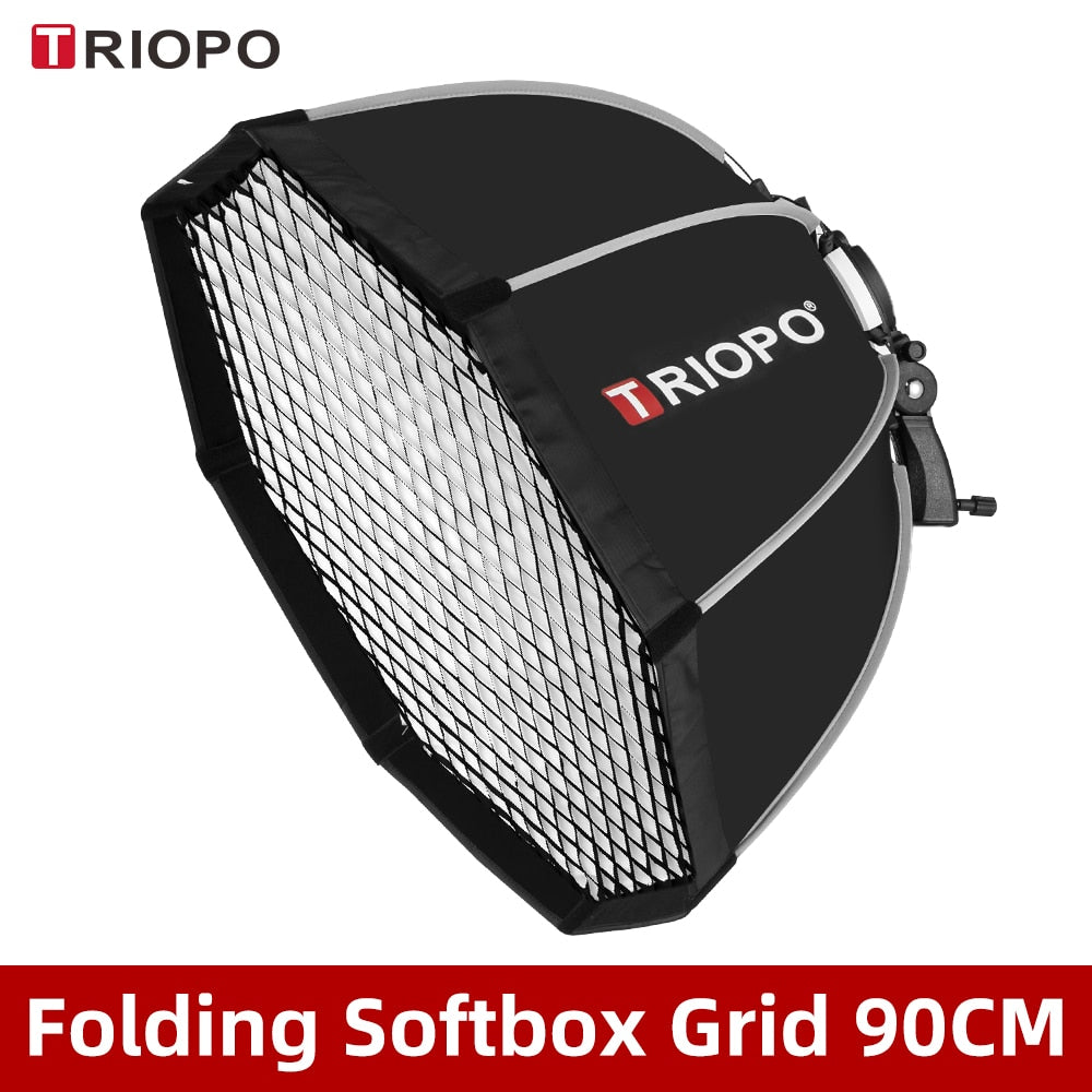 Triopo-55cm-65cm-90cm-120cm-Speedlite-Portable-Octagon-Umbrella-Softbox-+-Honeycomb-Grid-Outdoor-Flash-Soft-Box-for-Canon-Godox