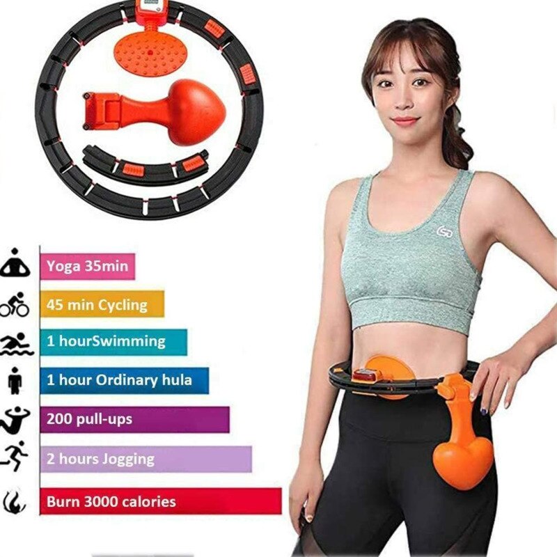 Home-Workout-tragbare-intelligente-gewichtete-Sport-Hula-Hoop-für-Abnehmen