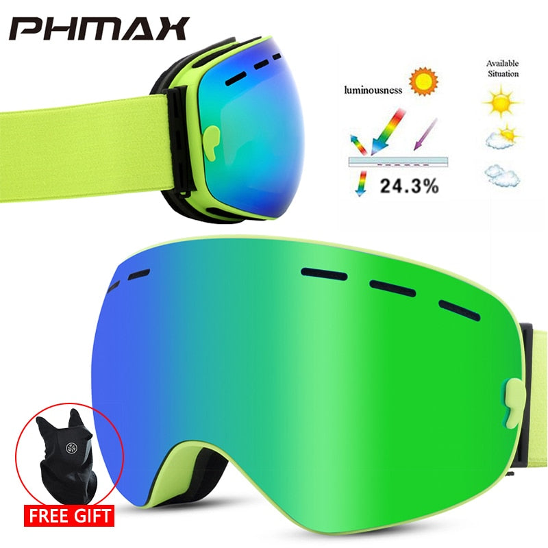 PHMAX-Brand-Ski-Goggles-Magnetic-Men-Women-Winter-Anti-Fog-Snow-Ski-Glasses-With-Free-Mask-Double-Layers-UV400-Snowboard-Goggles