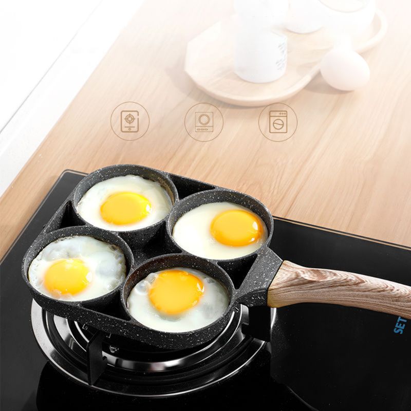 4-Hole-Omelet-Pan-for-Burger-Eggs-Ham-Pancake-Maker-Wooden-Handle-Frying-Pot-Non-stick-Cooking-Breakfast