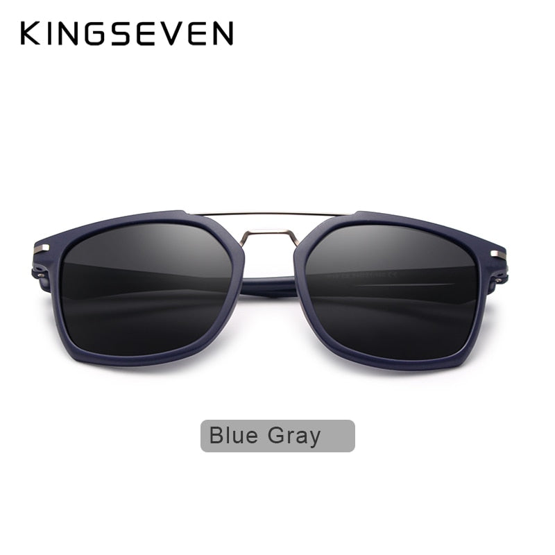 KINGSEVEN TR90 Polarized Sunglasses Men Retro UV400