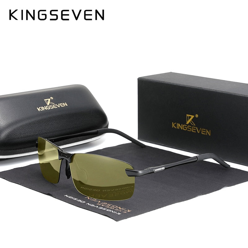 KINGSEVEN lunettes de soleil hommes, polarisées, UV400