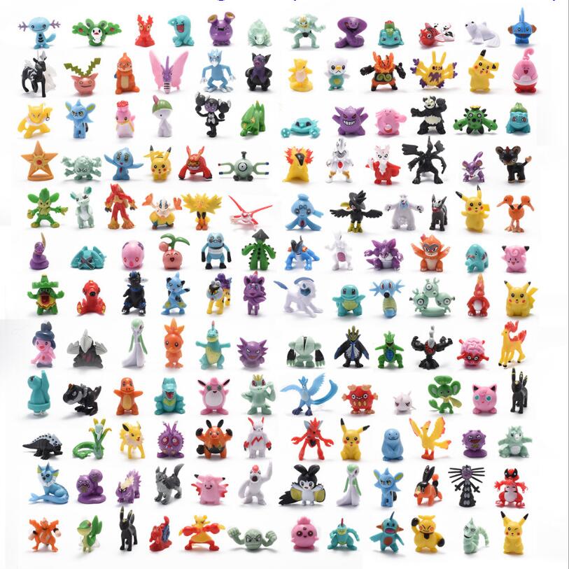 144pcs-Pokemon-Action-Figur-Spielzeug