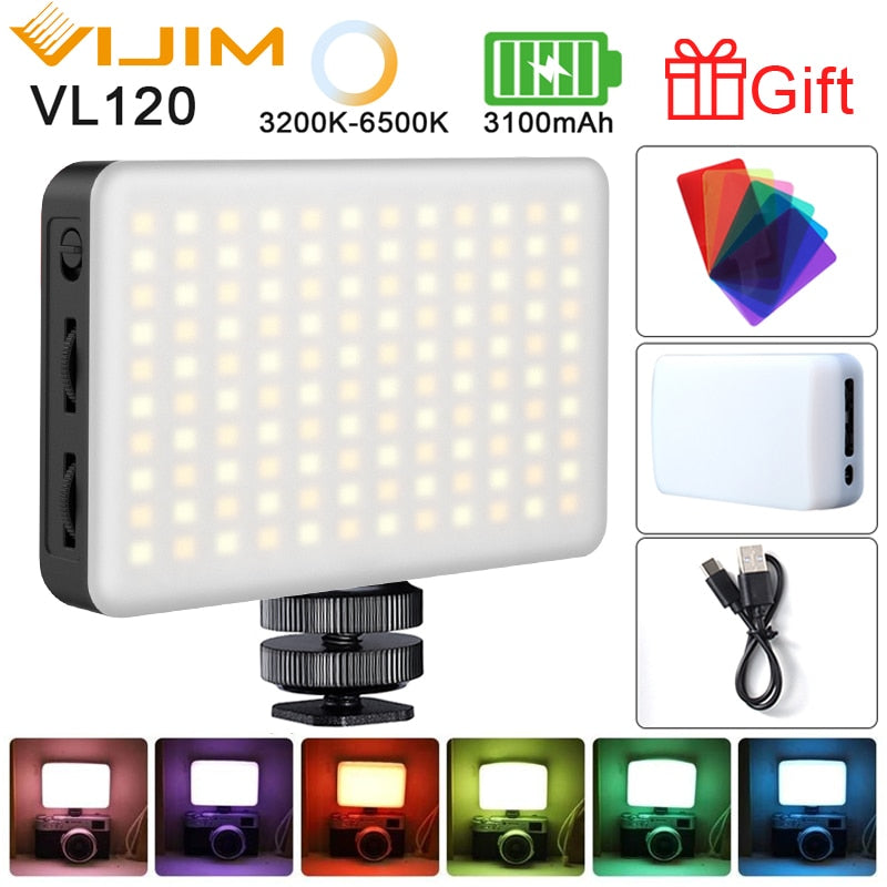 Ulanzi-VIJIM-VL120-LED-Video-Light-Photography-Studio-Light-On-Camera-Light-Video-Conference-light-Soft-Diffuser-RGB-Fill-Light