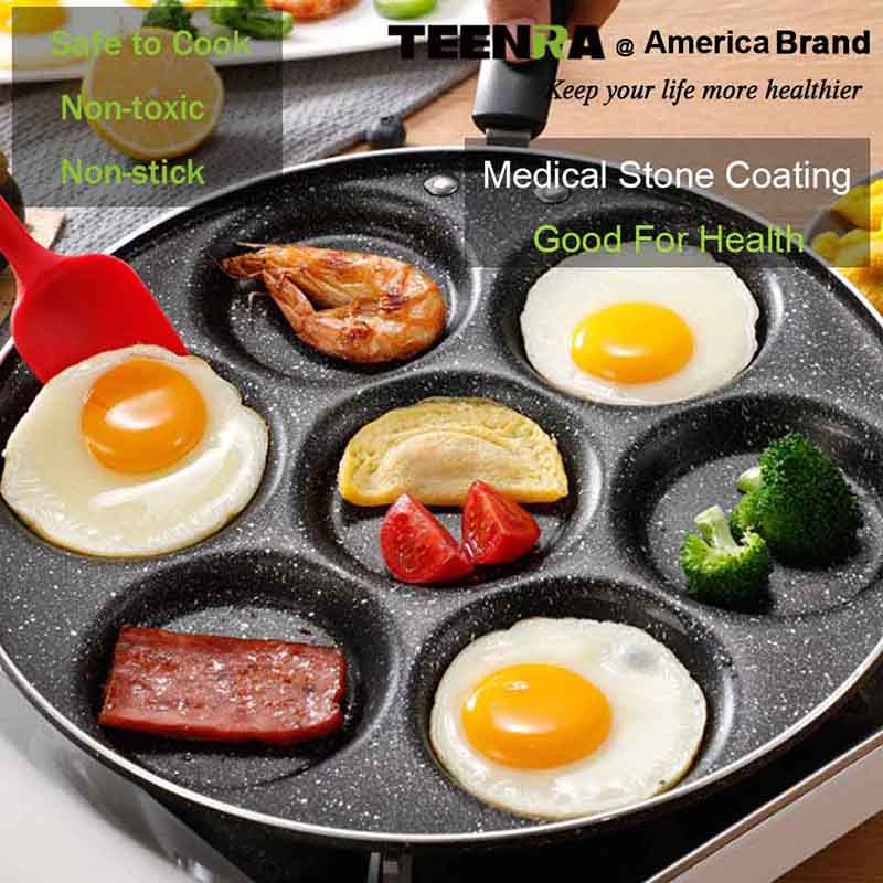 TEENRA-Four-hole-Frying-Pot-Thickened-Omelet-Pan-Non-stick-Egg-Pancake-Steak-Pan-Cooking-Egg-Ham-Pans-Breakfast-Maker