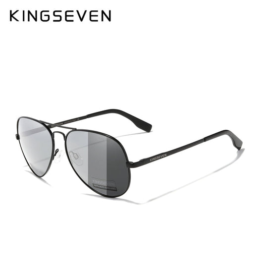 KINGSEVEN Photochrom polarisierte Sonnenbrille Aluminium Brillen Männer Anti-UV400 Eyewear Anti blaues Licht Linse