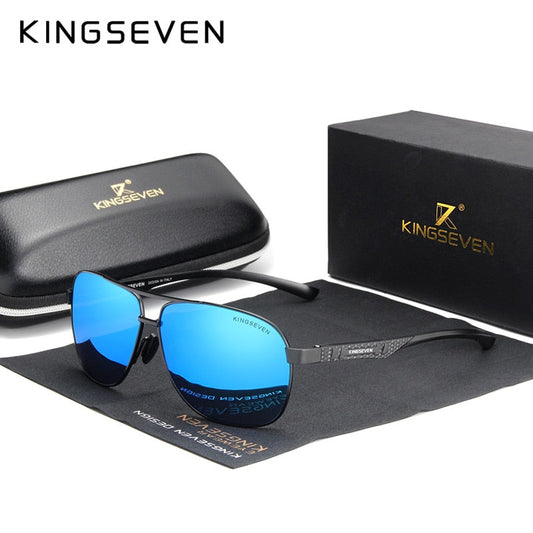 KINGSEVEN Lunettes de Soleil Homme Polarisées UV400